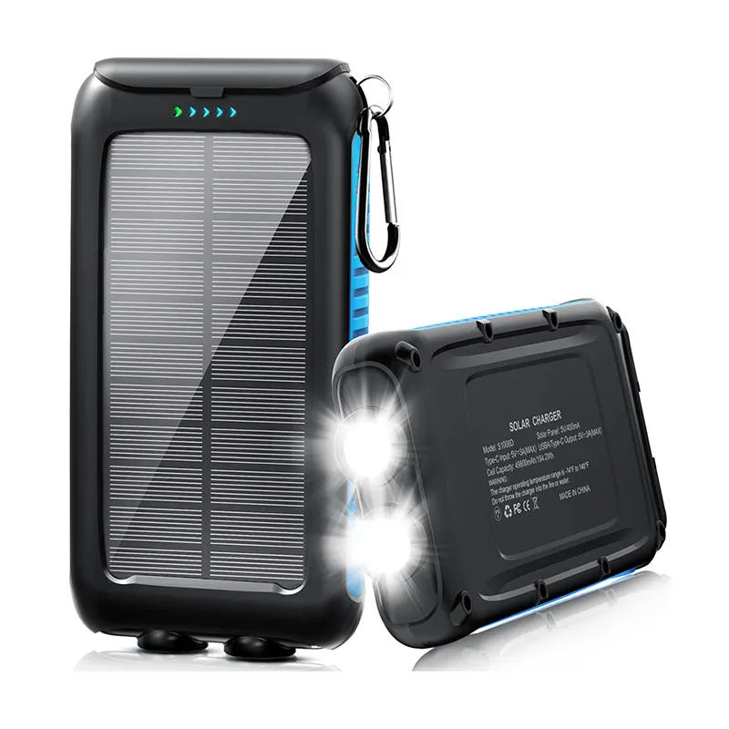 Functions of 30000mAh Solar Panel Power Bank